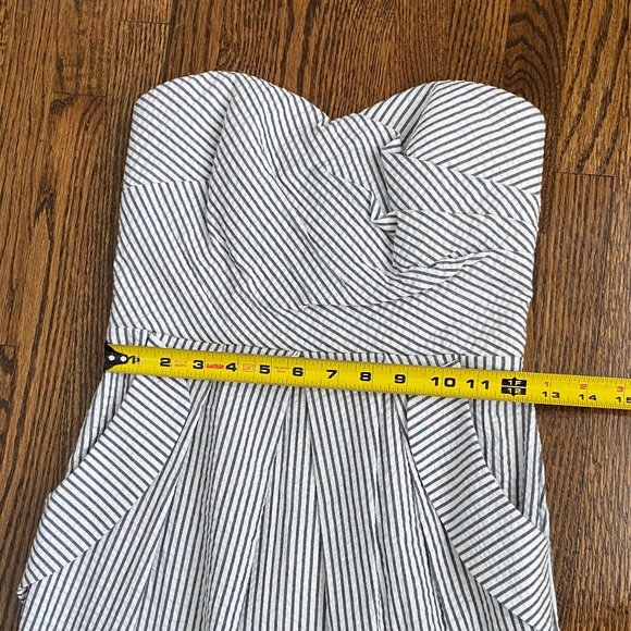Stripe Strapless Dress - Sz 1 - Picture 5 of 11